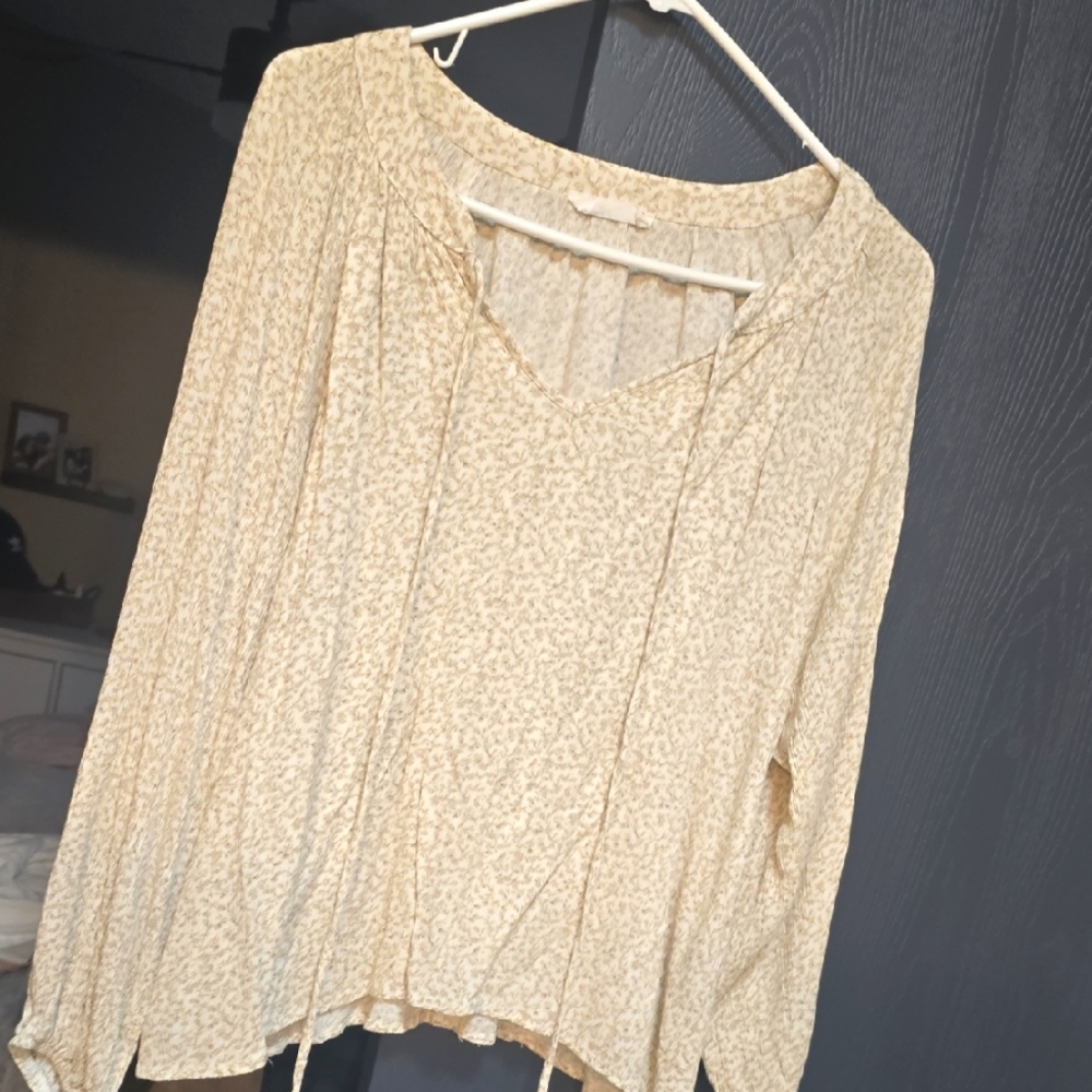 Carly Jean Los Angeles Boho Floral Top